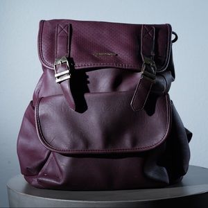 Maroon backpack